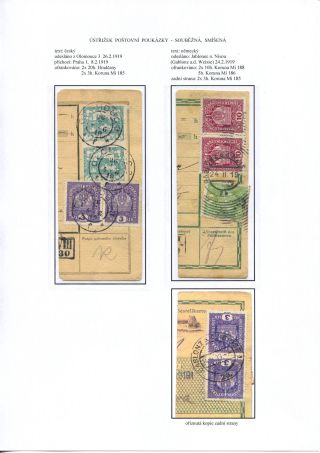ÚSTŘIŽKY POŠTOVNÍCH PRŮVODEK 1918-1921 – list 3
