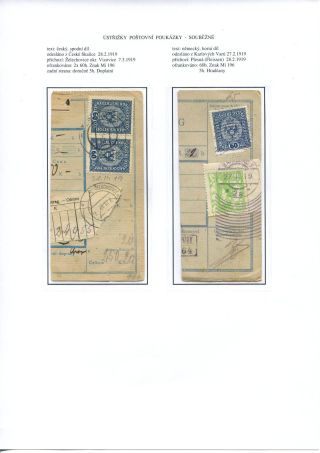 ÚSTŘIŽKY POŠTOVNÍCH PRŮVODEK 1918-1921 – list 14
