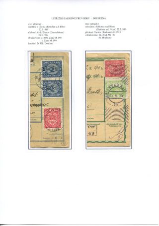 ÚSTŘIŽKY POŠTOVNÍCH PRŮVODEK 1918-1921 – list 15