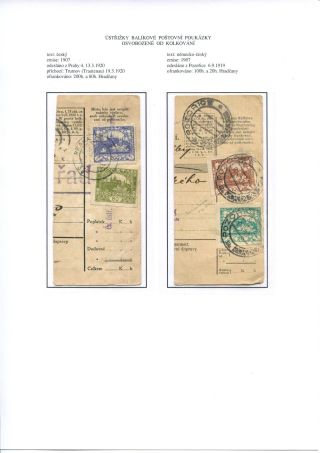 ÚSTŘIŽKY POŠTOVNÍCH PRŮVODEK 1918-1921 – list 26