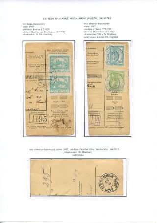 ÚSTŘIŽKY POŠTOVNÍCH PRŮVODEK 1918-1921 – list 27