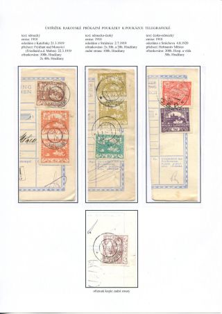 ÚSTŘIŽKY POŠTOVNÍCH PRŮVODEK 1918-1921 – list 29
