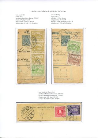 ÚSTŘIŽKY POŠTOVNÍCH PRŮVODEK 1918-1921 – list 35