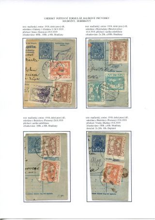 ÚSTŘIŽKY POŠTOVNÍCH PRŮVODEK 1918-1921 – list 44