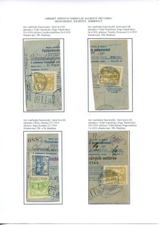 ÚSTŘIŽKY POŠTOVNÍCH PRŮVODEK 1918-1921 – list 45