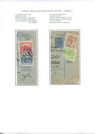 ÚSTŘIŽKY POŠTOVNÍCH PRŮVODEK 1918-1921 – list 46