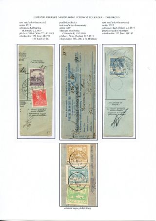 ÚSTŘIŽKY POŠTOVNÍCH PRŮVODEK 1918-1921 – list 48