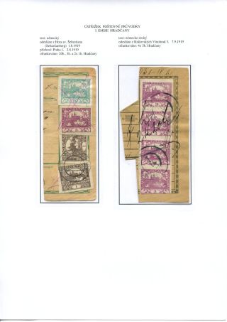 ÚSTŘIŽKY POŠTOVNÍCH PRŮVODEK 1918-1921 – list 50