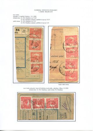 ÚSTŘIŽKY POŠTOVNÍCH PRŮVODEK 1918-1921 – list 53
