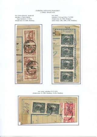 ÚSTŘIŽKY POŠTOVNÍCH PRŮVODEK 1918-1921 – list 61