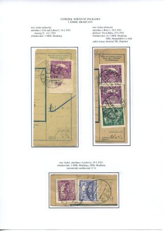 ÚSTŘIŽKY POŠTOVNÍCH PRŮVODEK 1918-1921 – list 65