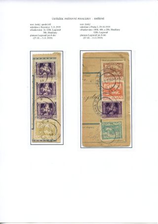 ÚSTŘIŽKY POŠTOVNÍCH PRŮVODEK 1918-1921 – list 73