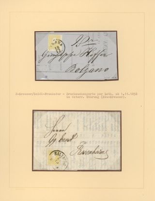 AUSTRIA 1851-1862 – sheet 7