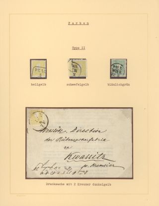 AUSTRIA 1851-1862 – sheet 8