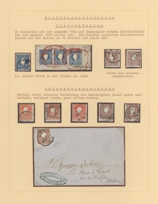 AUSTRIA 1851-1862 – sheet 10