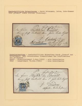 AUSTRIA 1851-1862 – sheet 13
