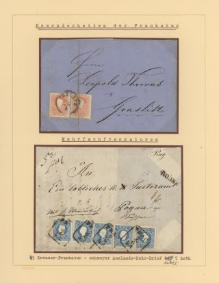 AUSTRIA 1851-1862 – sheet 15