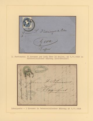 AUSTRIA 1851-1862 – sheet 18
