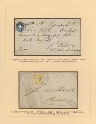 AUSTRIA 1851-1862 – sheet 19