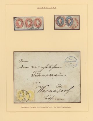 AUSTRIA 1851-1862 – sheet 21