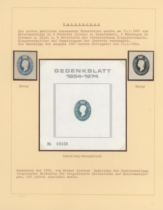 AUSTRIA 1851-1862 – sheet 24