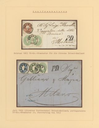 AUSTRIA 1851-1862 – sheet 32