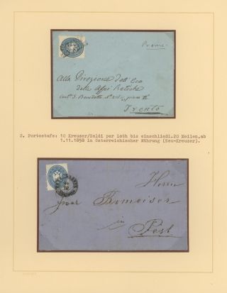 AUSTRIA 1851-1862 – sheet 35