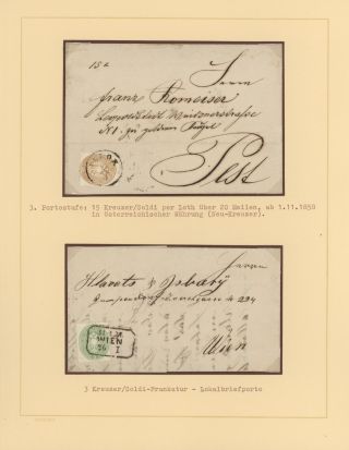 AUSTRIA 1851-1862 – sheet 36