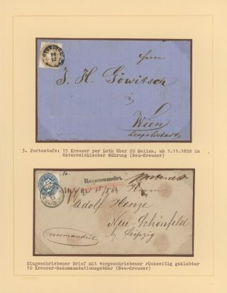 AUSTRIA 1851-1862 – sheet 37