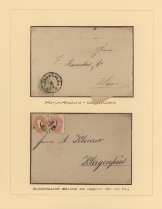AUSTRIA 1851-1862 – sheet 38