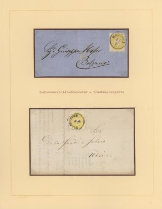 AUSTRIA 1851-1862 – sheet 39