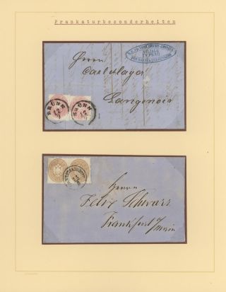 AUSTRIA 1851-1862 – sheet 40