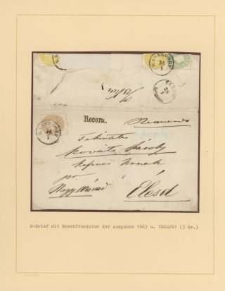 AUSTRIA 1851-1862 – sheet 43