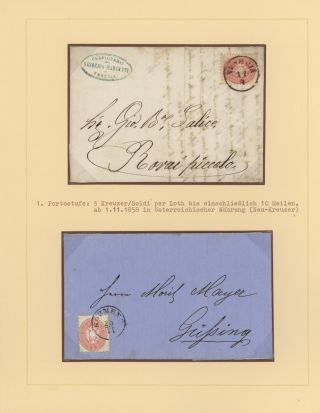 AUSTRIA 1851-1862 – sheet 45