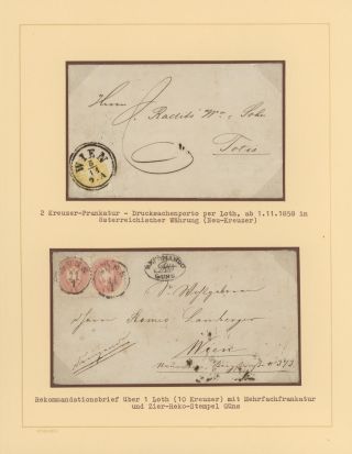 AUSTRIA 1851-1862 – sheet 48
