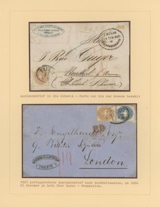 AUSTRIA 1851-1862 – sheet 52