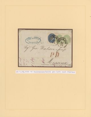 AUSTRIA 1851-1862 – sheet 54