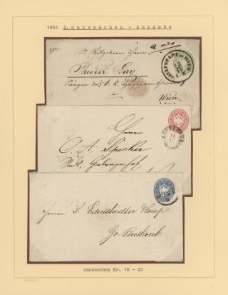 AUSTRIA 1851-1862 – sheet 55