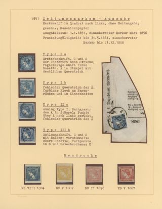 AUSTRIA 1851-1862 – sheet 57