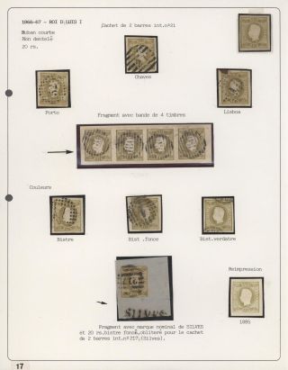 PORTUGALSKO 1862-1887 – list 17