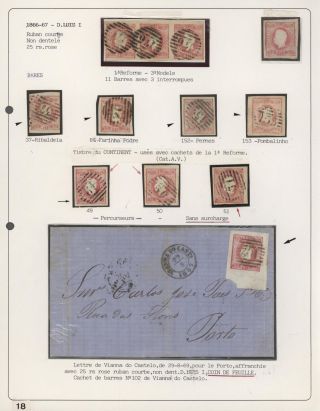 PORTUGALSKO 1862-1887 – list 18