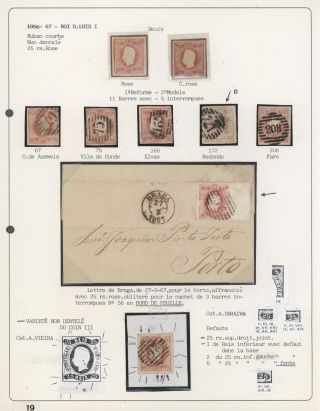 PORTUGALSKO 1862-1887 – list 19