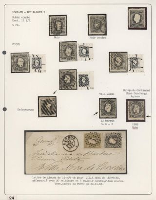 PORTUGALSKO 1862-1887 – list 24