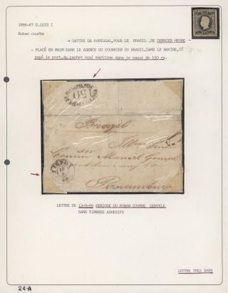 PORTUGALSKO 1862-1887 – list 25