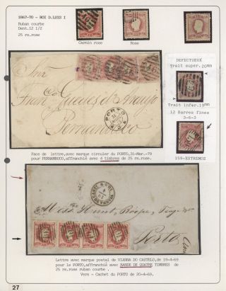 PORTUGALSKO 1862-1887 – list 28