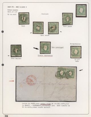 PORTUGALSKO 1862-1887 – list 29