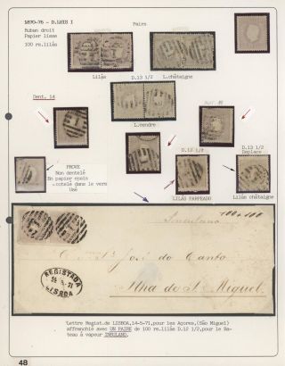 PORTUGALSKO 1862-1887 – list 50