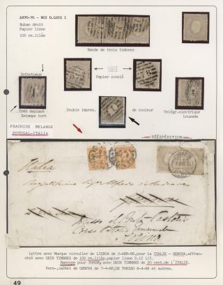 PORTUGALSKO 1862-1887 – list 51