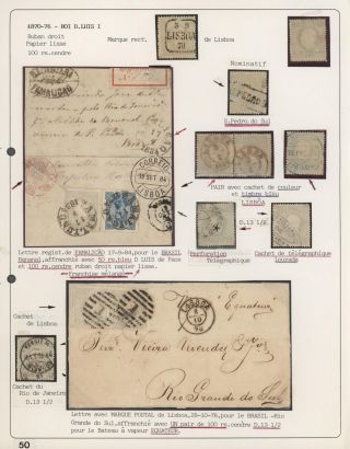 PORTUGALSKO 1862-1887 – list 52
