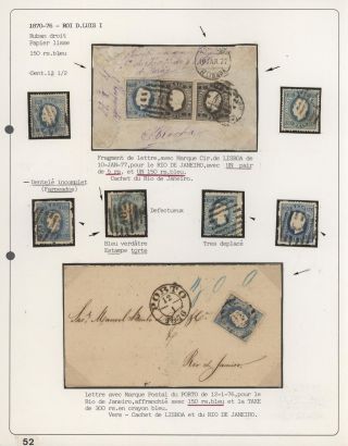 PORTUGALSKO 1862-1887 – list 54